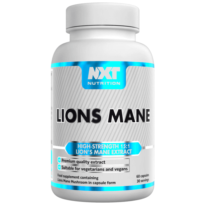 NXT Lions Mane 60 tablets