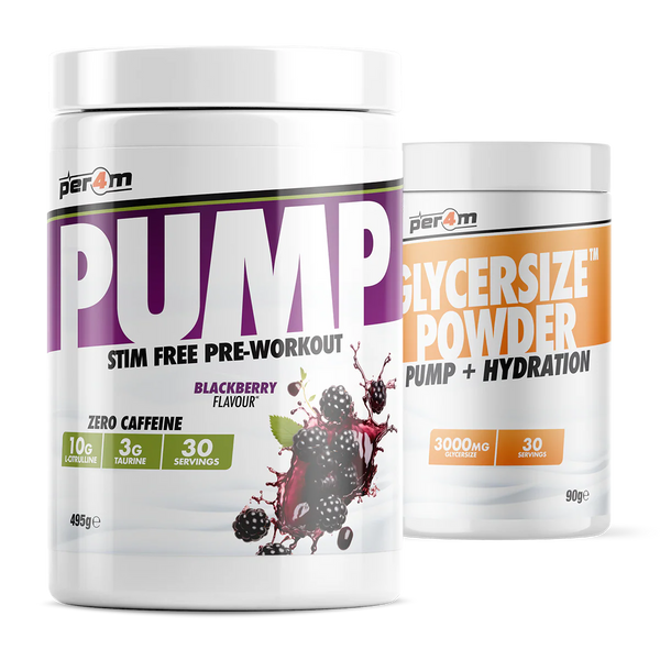 PUMP Stim Free Pre-Workout + Glycersize Powder