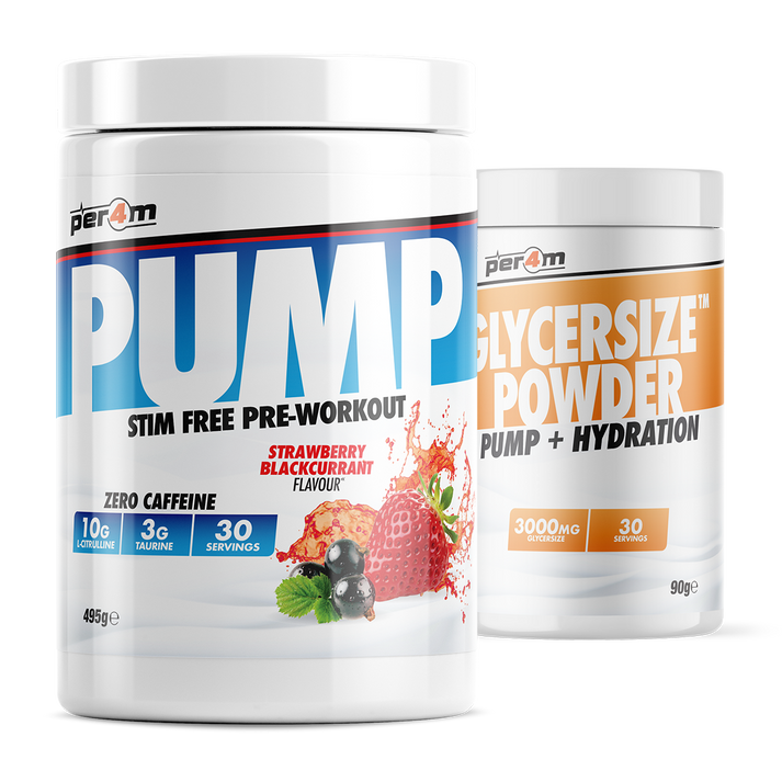 PUMP Stim Free Pre-Workout + Glycersize Powder